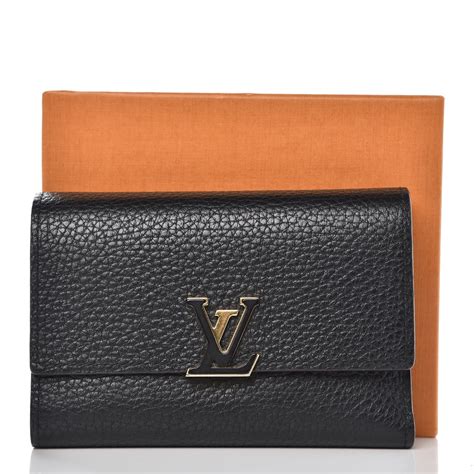 louis vuitton large wallet|Capucines Compact Wallet Taurillon Leather .